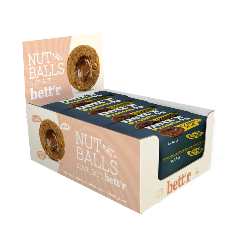BIO Protein balls with cocoa filling
