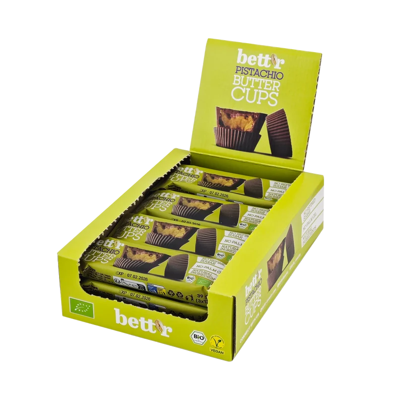 BIO Nut Butter Cups with Pistachio Cream