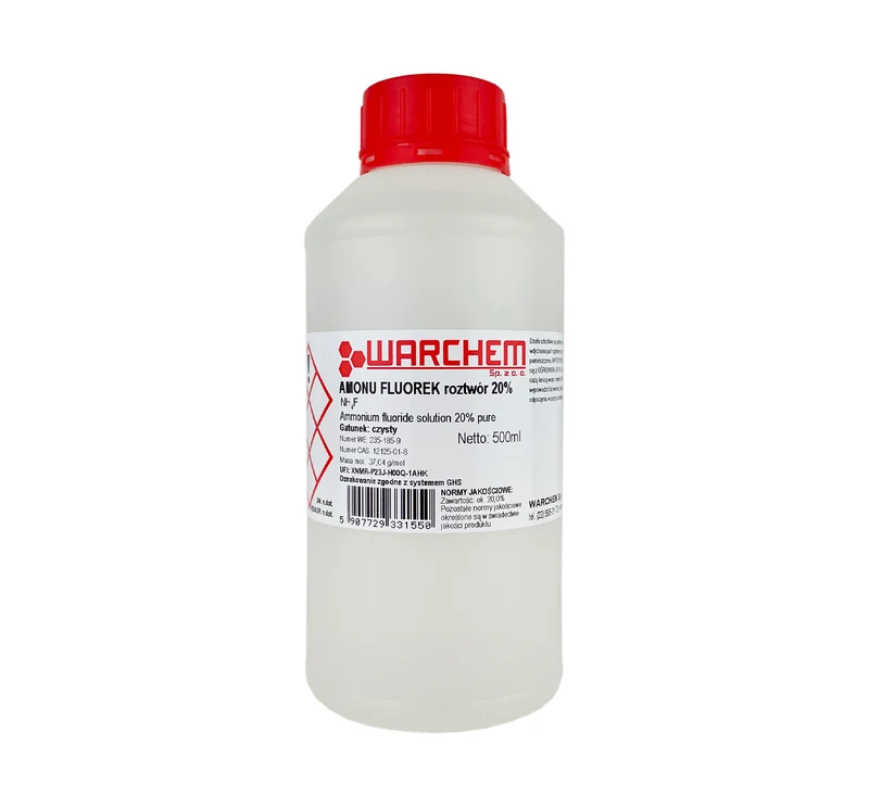 AMONIUM FLUORIDE Lösung 20% - rein 500ml WARCHEM