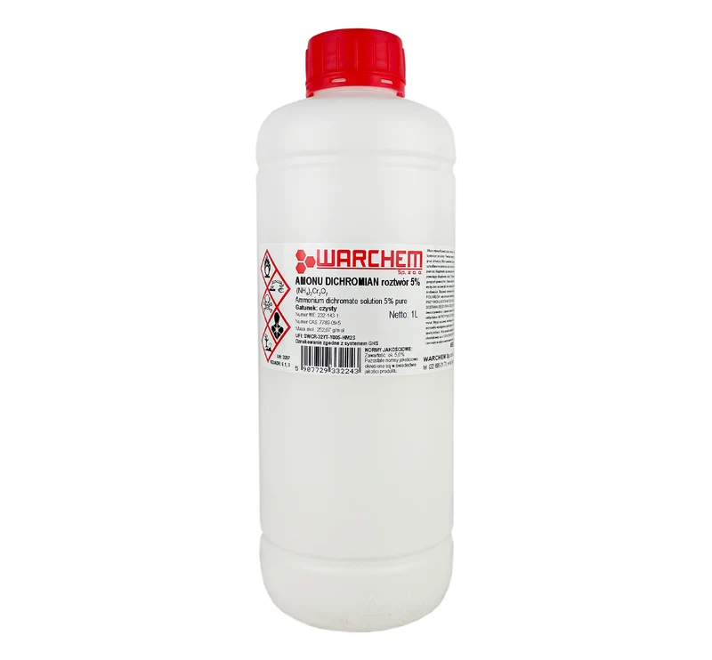 AMON DICHROMAT Lösung 5% - rein 1L WARCHEM