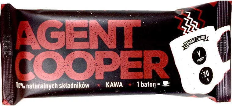 Riegel „Agent Cooper“ 70 g Veränderungen Veränderungen MHD: 09-2026