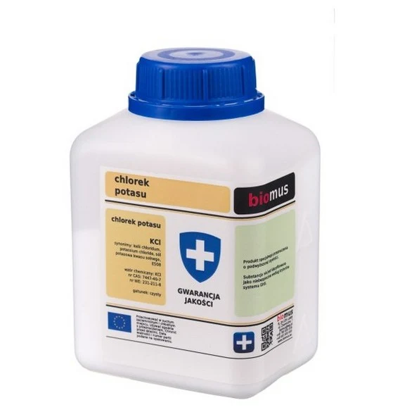 Kaliumchlorid KCl Kaliumsalz der Salzsäure 500g BIOMUS