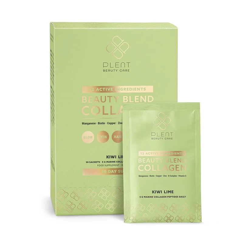 Beauty Blend Collageen Poeder – Kiwi Lime – 30 sachets