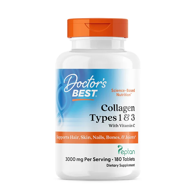 Collageen Type 1 & 3 + Vitamine C – 180 tabletten - Laatste Stuks