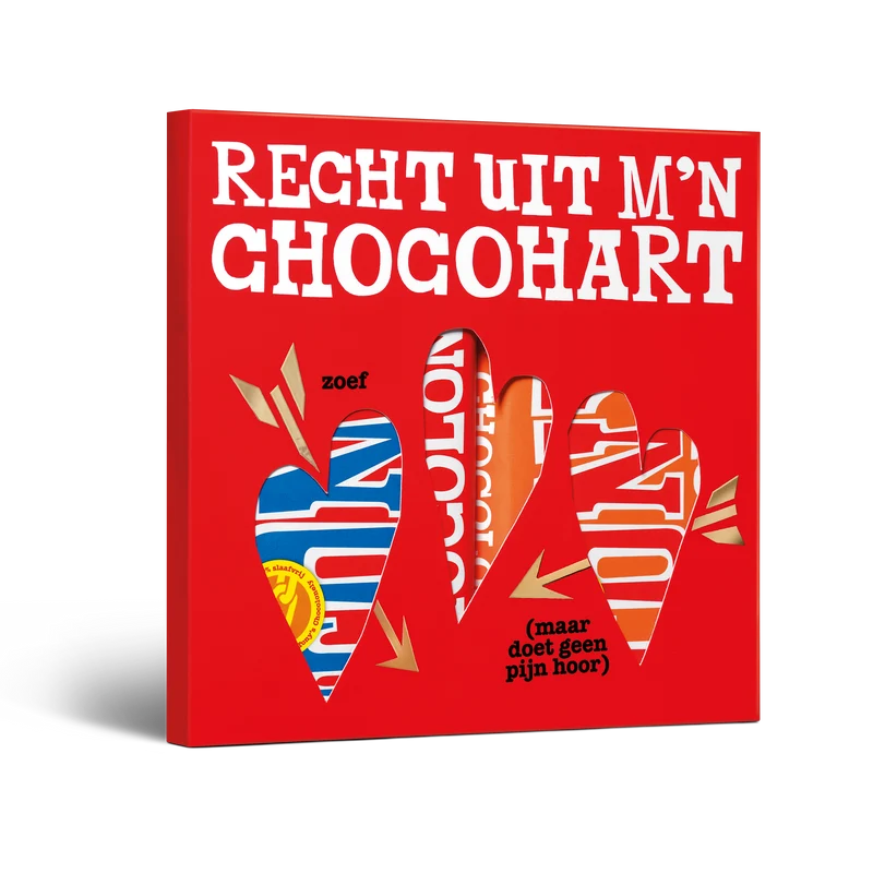 chocolade cadeau pakket liefde