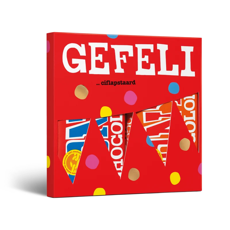 Duo doosje Gefeli - Melk Karamel Zeezout + Melk