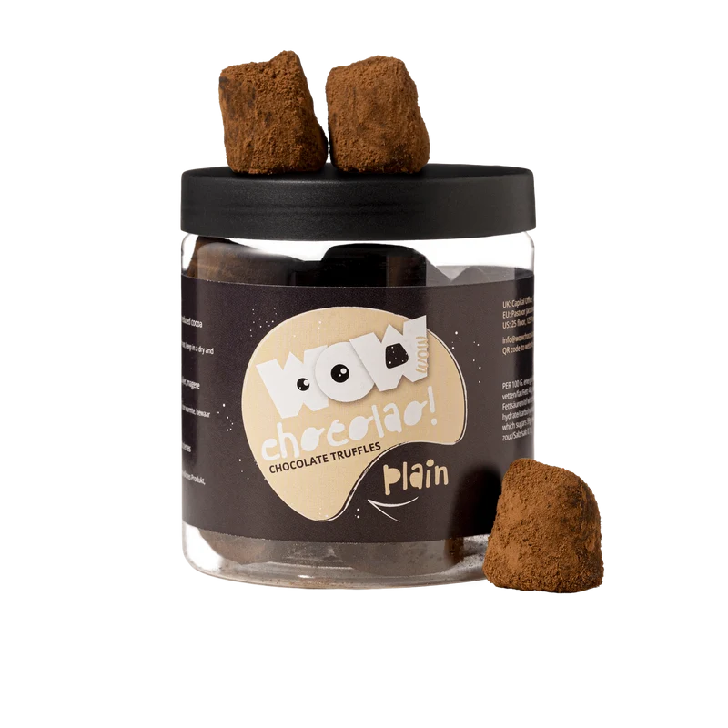 Classic Chocolate Truffles Gift Jar 130g | Luxury French Chocolate