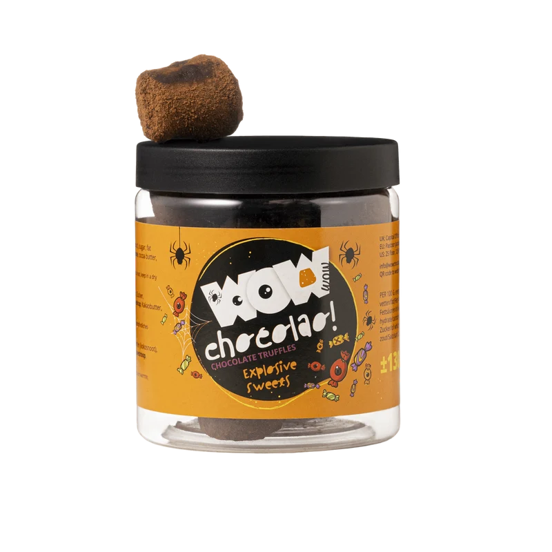 Exploding Sweets Halloween Truffles Gift Jar 130g | Exploding Chocolate