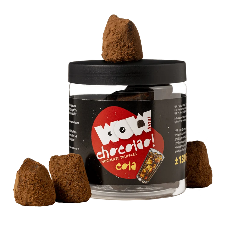 Sparkling Cola Chocolate Truffles Gift Jar 130g | Fizzy Cola Chocolate