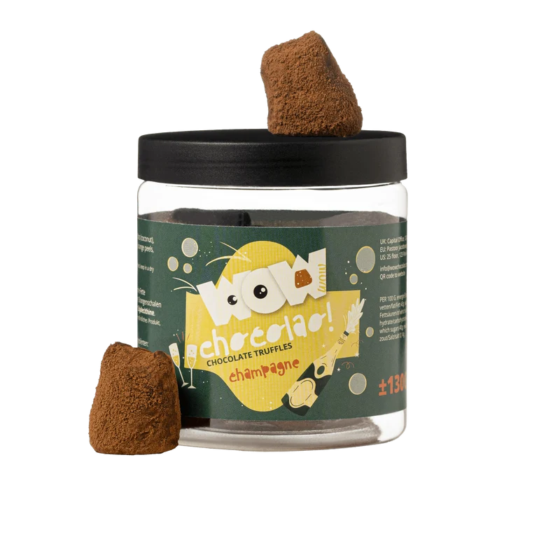 Champagne Chocolate Truffles - Gifting jar 130g