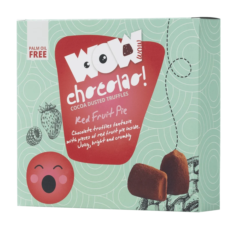 Red Fruits Pie Chocolate Truffles XL Box 250g | Berry Dessert Chocolate
