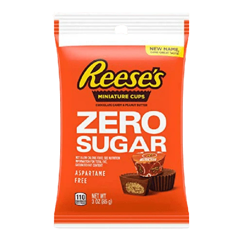 Reese's Zero Sugar Erdnussbutter Miniatur Cups 145 g