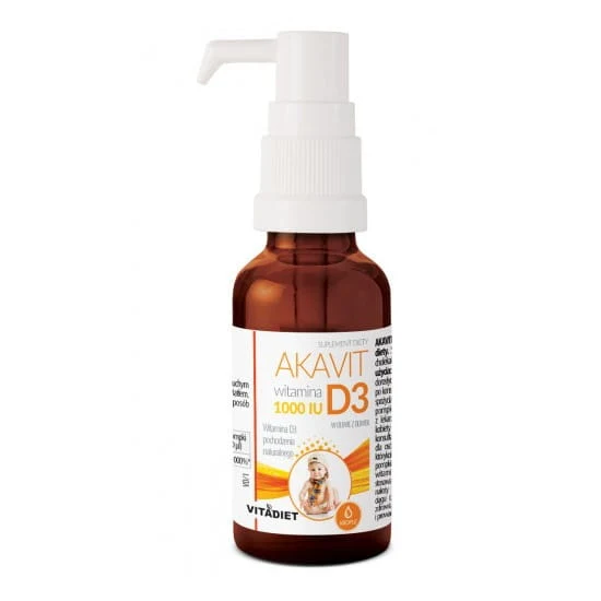 Vitadiet Akavit Vitamine D3 1000 Iu 30 ml