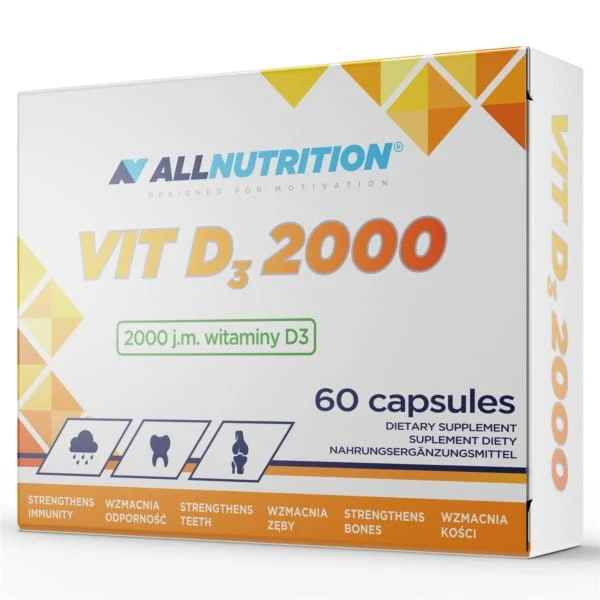 Allnutrition Vitamine D3 2000 60 k immunité