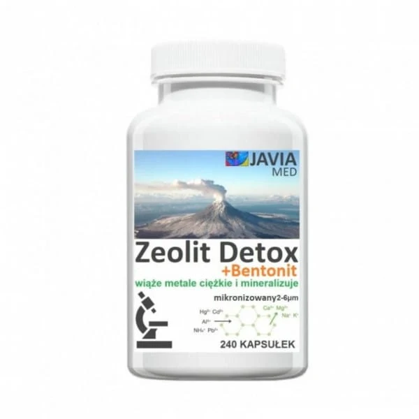 Zeolite Detox Plus Bentonite 240 gélules