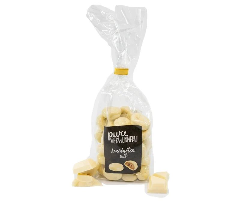 Pure Verwennerij Kruidnoten Wit 225 Gram