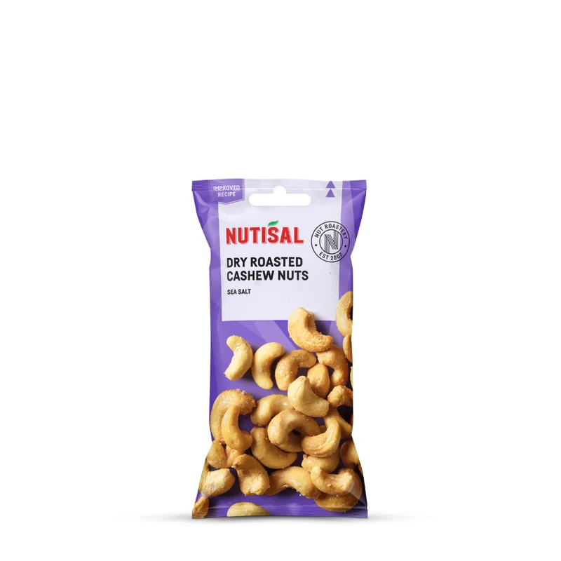 Cashew Dry Roasted Salted 60 Gram