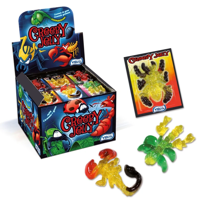 Creepy Jelly Blister Doos - 66 Stuks