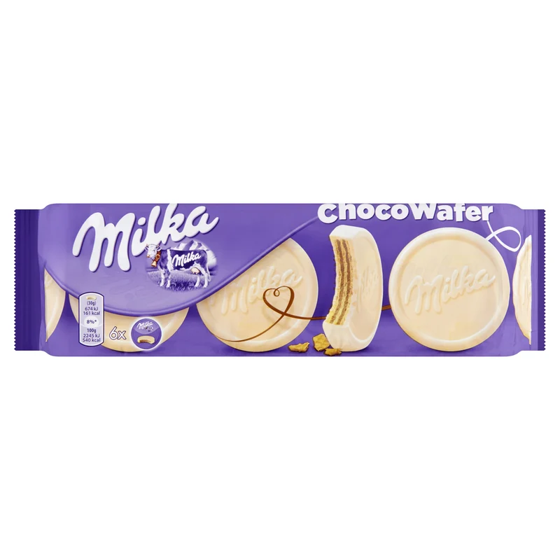 Milka Witte Chocolade Wafer 18 x 180 Gram