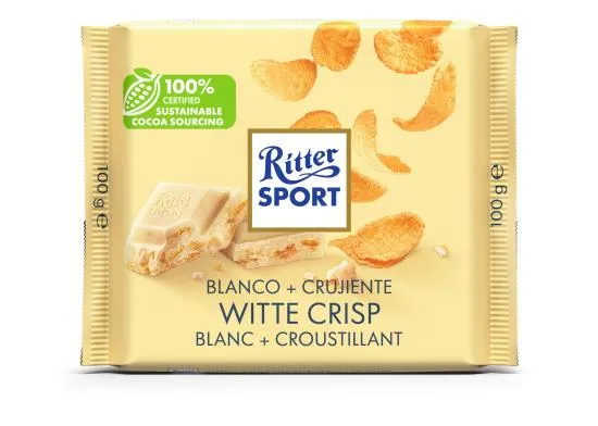 Ritter Sport White Crisp Doos 10 x 100 Gram