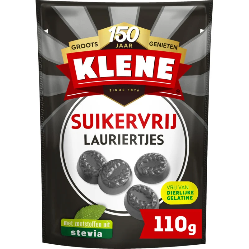 Klene Lauriertjes Suikervrij 110 Gram