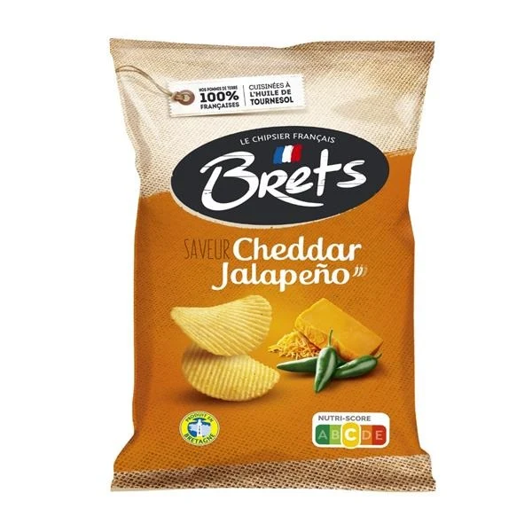 Brets Jalapeno Cheddar 125 Gram