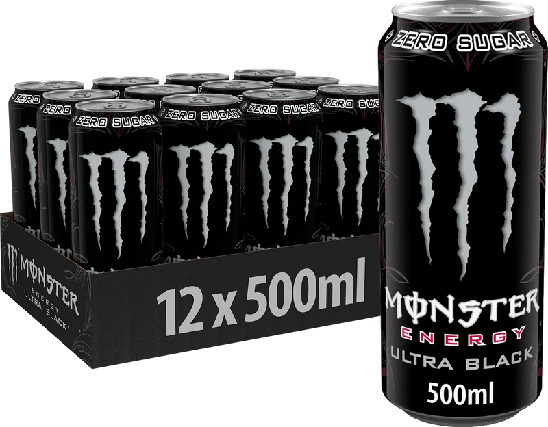 Monster Energy Ultra Black 12x500ML