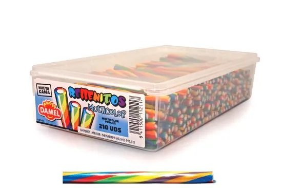 Damel Rellenito Regenboog Doos 210 Stuks