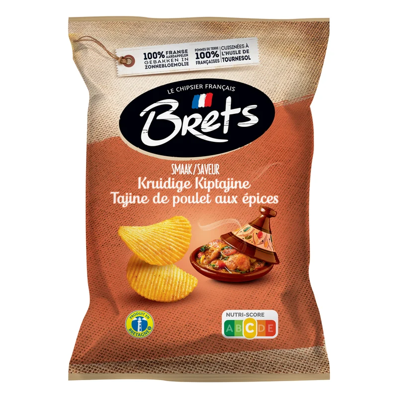 Brets Tajine Kip Met Kruiden 10 x 125 Gram