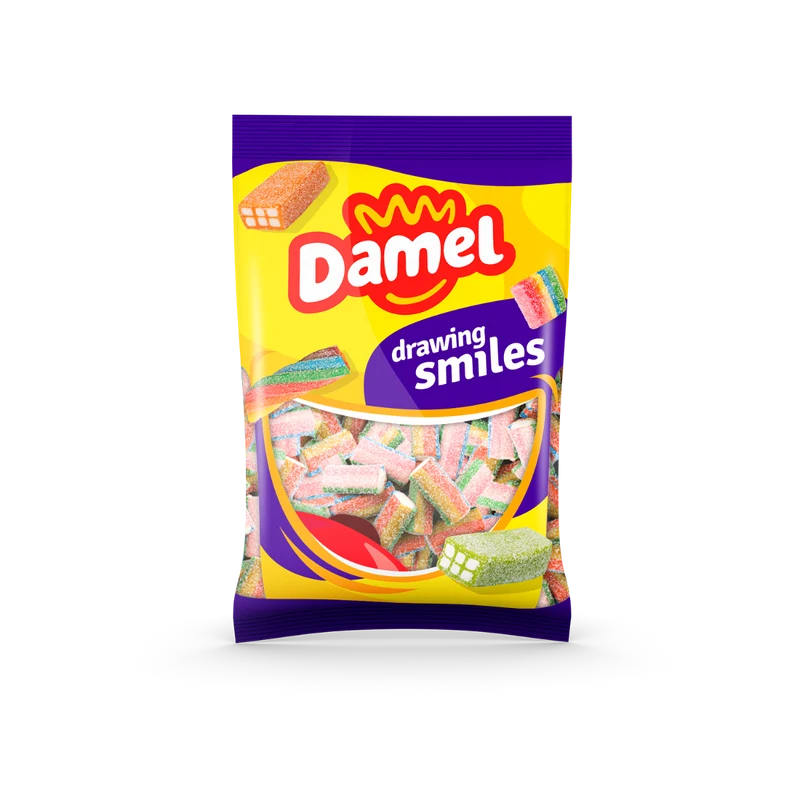 Damel Zure Regenboog Blokjes 1 Kilo