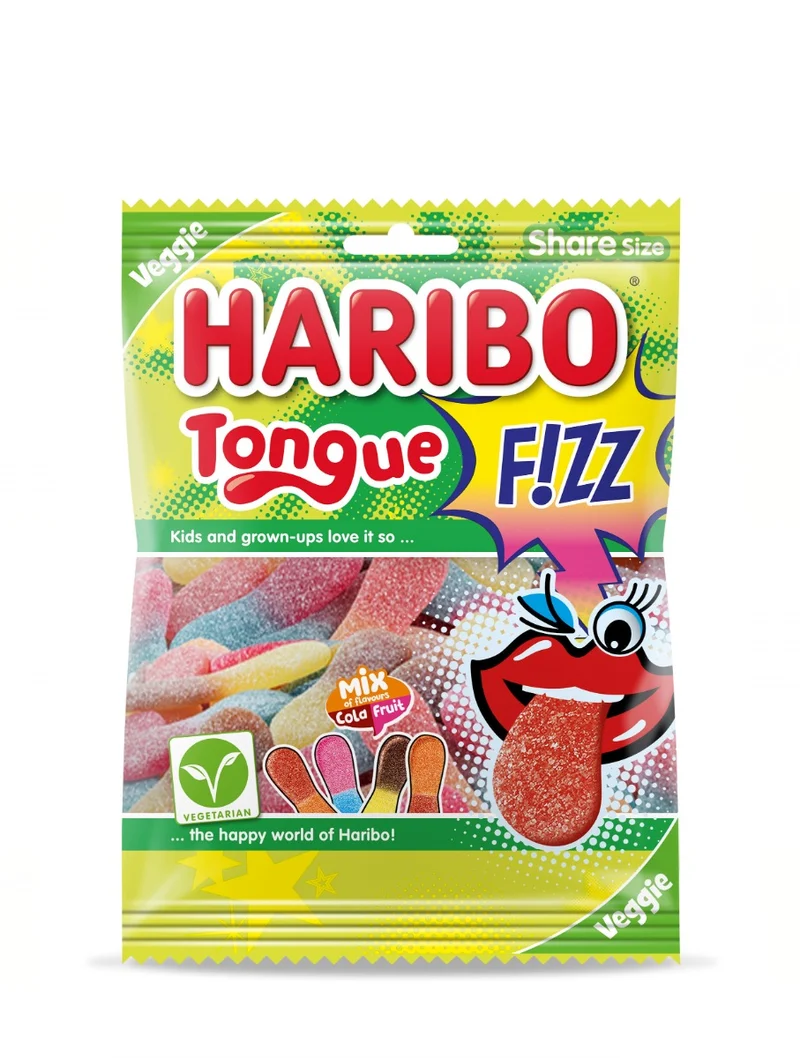 Haribo Tongue Fizz 185 Gram