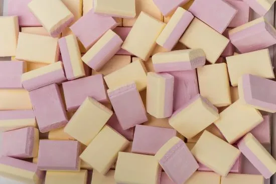 Schuimblokken Vanille Doos - 200 Stuks