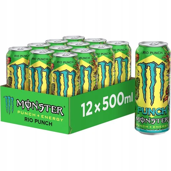 Monster Energy Juiced Rio Punch 12x500ML