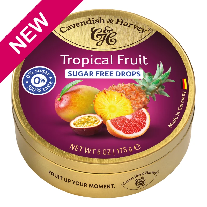 Cavendish & Harvey Tropical Suikervrij 175 Gram