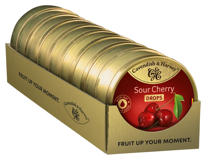 Cavendish & Harvey Sour Cherry 9 x 200 Gram