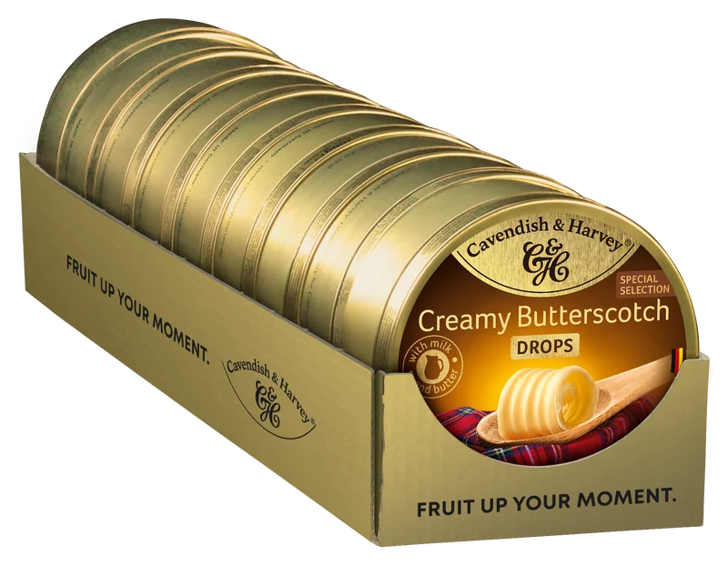 Cavendish & Harvey Butterscotch 9 x 175 Gram
