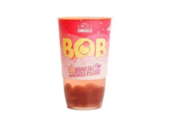 BOB Bubble Tea Sakura Peach 360ML