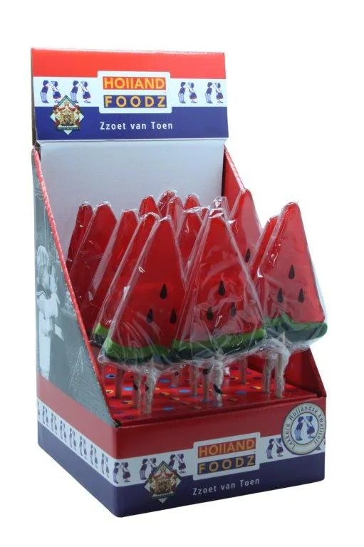 Watermeloen Lolly 80 Gram - 1 Stuk