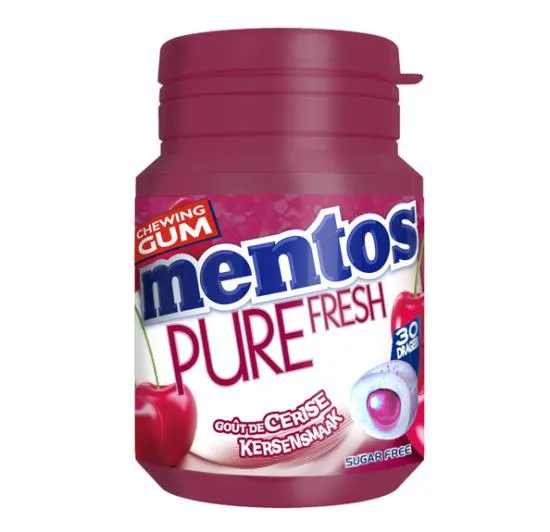 Mentos Bottle PF Kersen 60 Gram Verpakking
