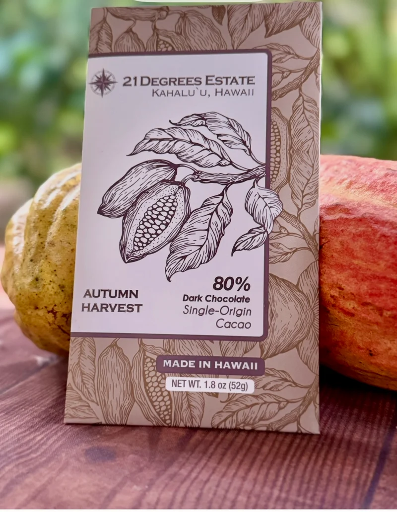 Seasonal Dark Bar- 2026 Autumn Harvest 80% Dark Chocolate Bar