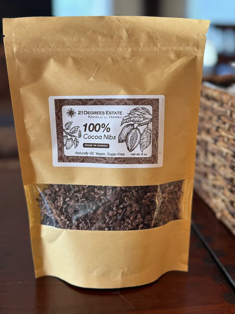 Single Origin 100% Pure Organic Cocoa Nibs