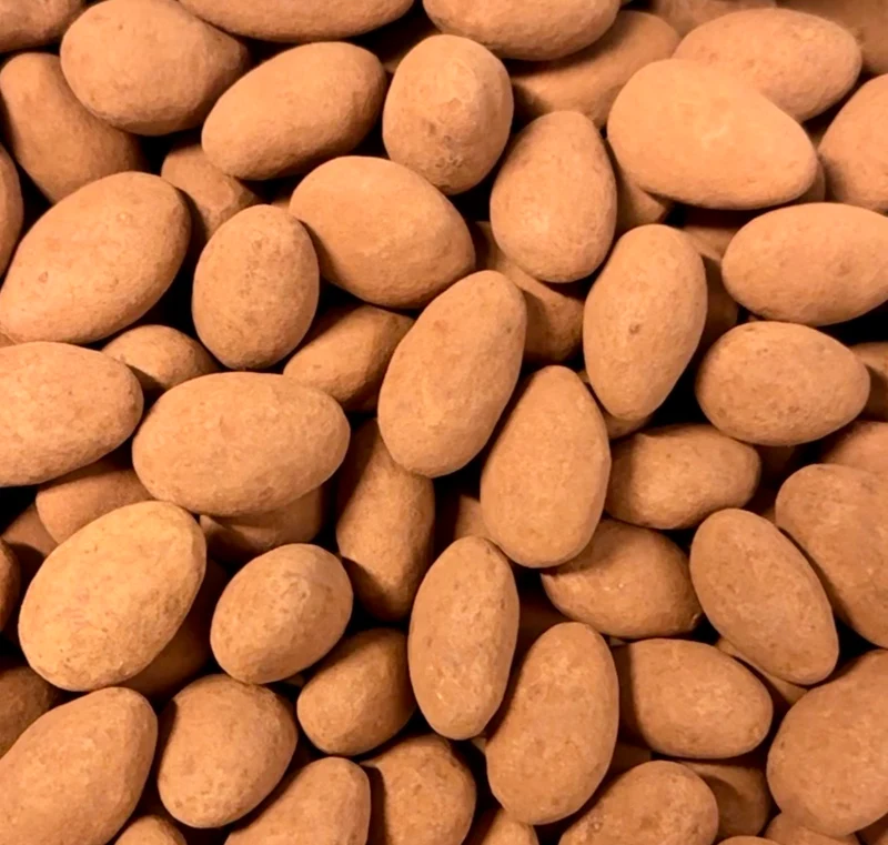 Chocolate almonds cocoa