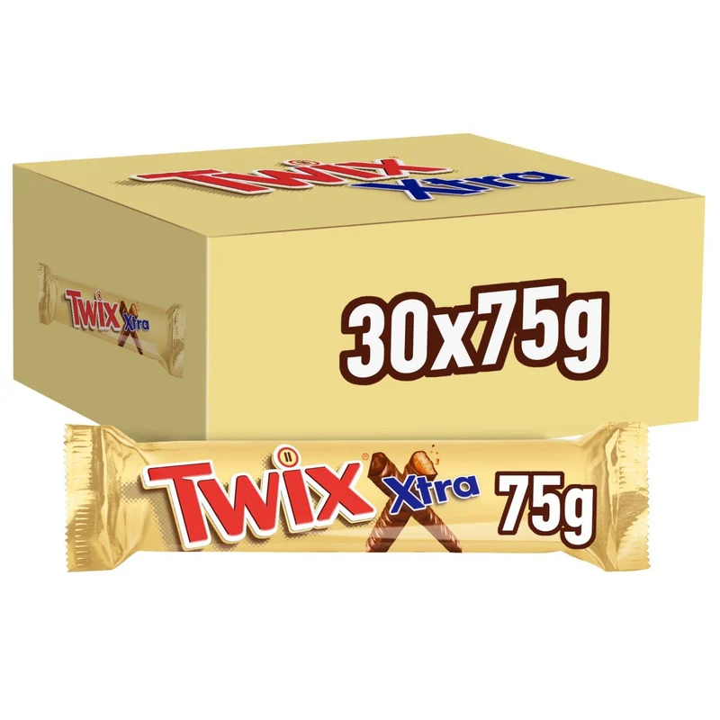 Twix Chocolate Bar Xtra 30x75G