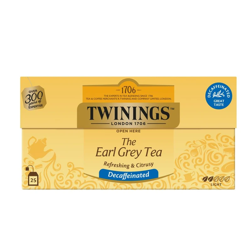 Twinings Earl Gray Tea Decaf 25-Pack