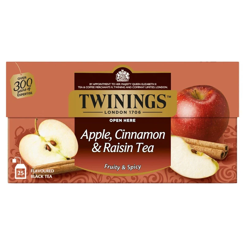 Twinings Apple, Cinnamon & Raisin Tea 25-Pack