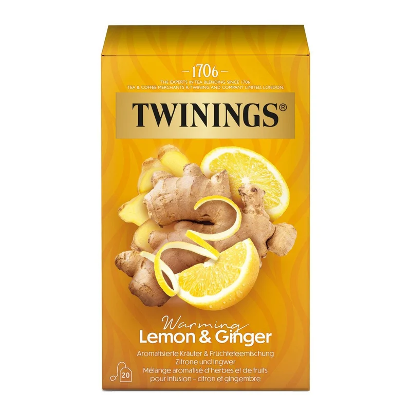 Twinning Tea Lemon Ginger 25-Pack