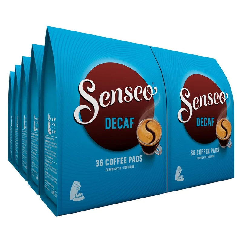 Senseo Decaf Coffee Pods 10x36 Pads