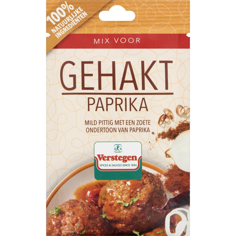 Verstegen Spice Mix for Minced Meat with Bell Pepper