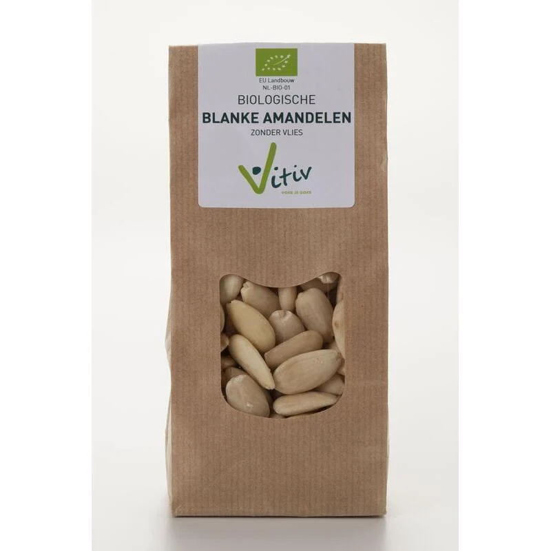 Vitiv amandelen zonder vlies bio 1000g