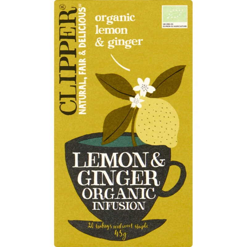 Clipper Organic Lemon & Ginger Tea